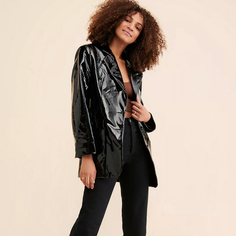 AFRM Agnes Patent Blazer
